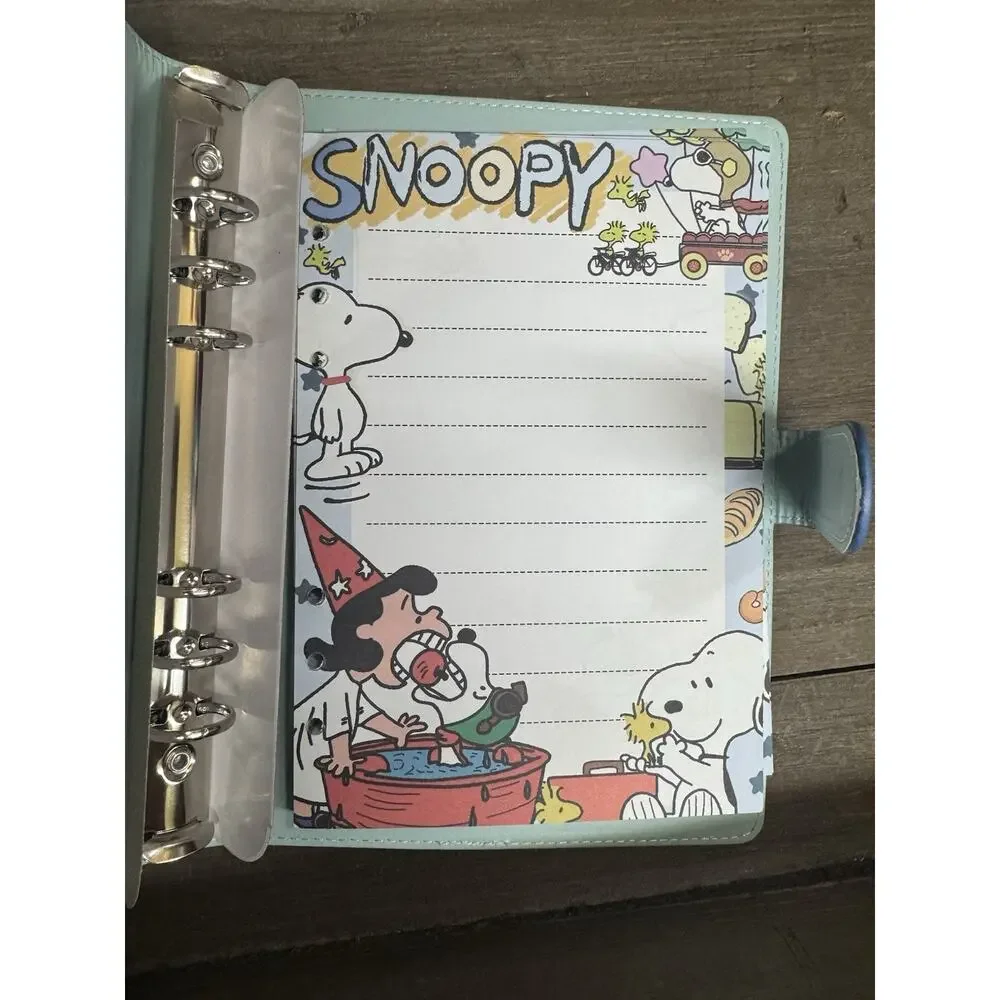 Peanuts Snoopy A5 Binder w/ matching paper
